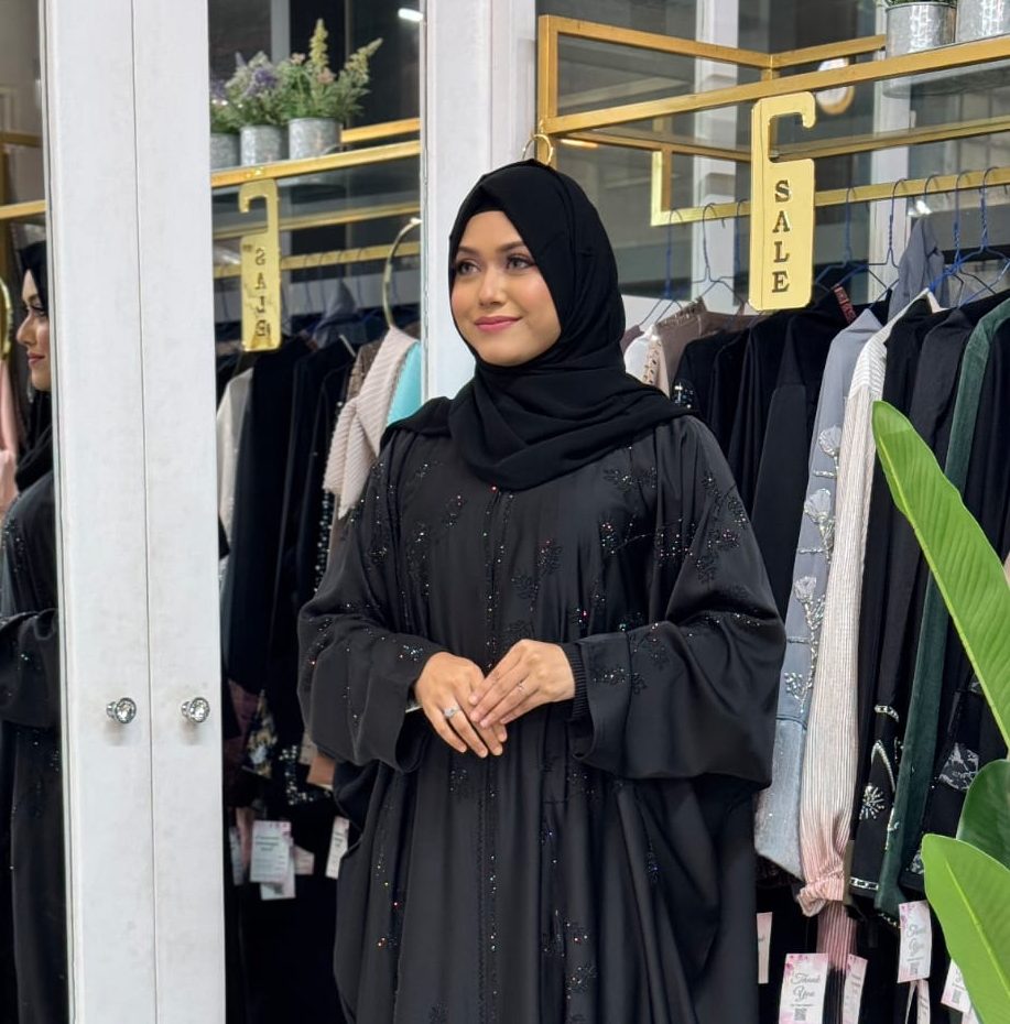 Black Farasha abaya